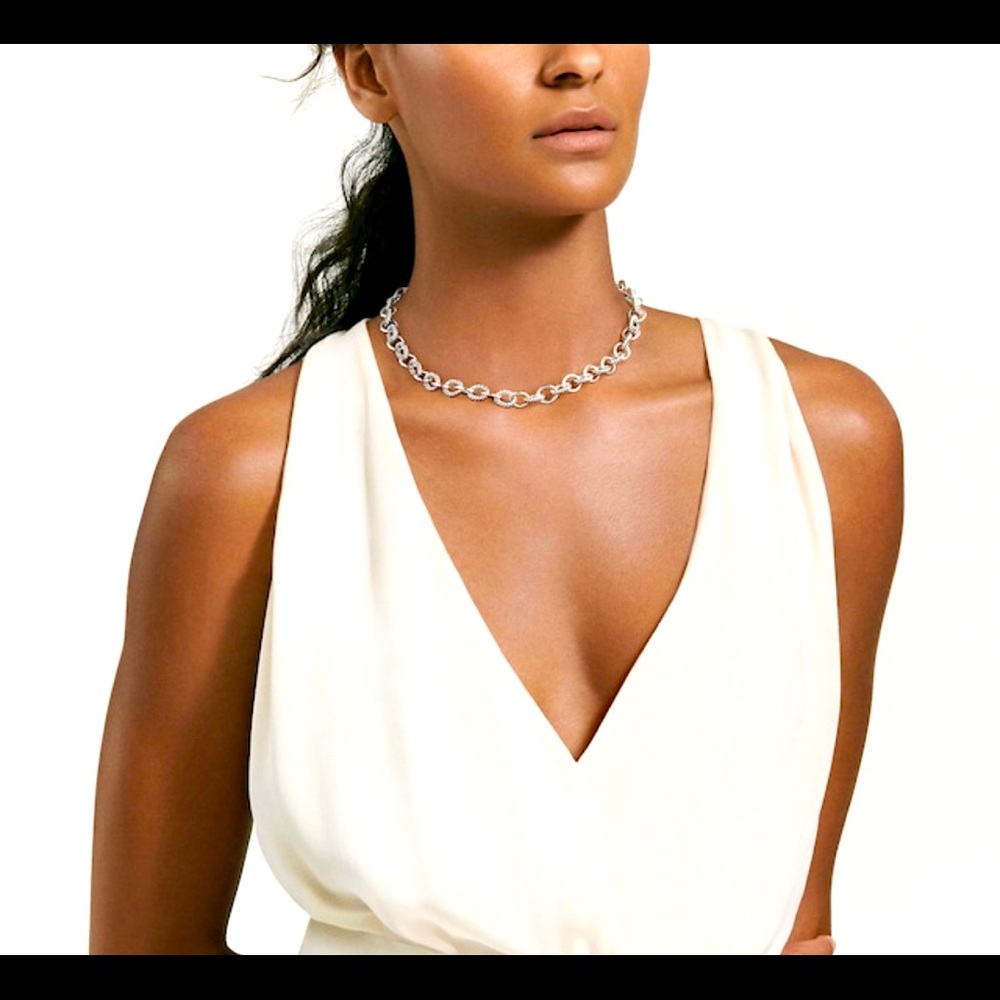 David Yurman Medium Oval Link Necklace